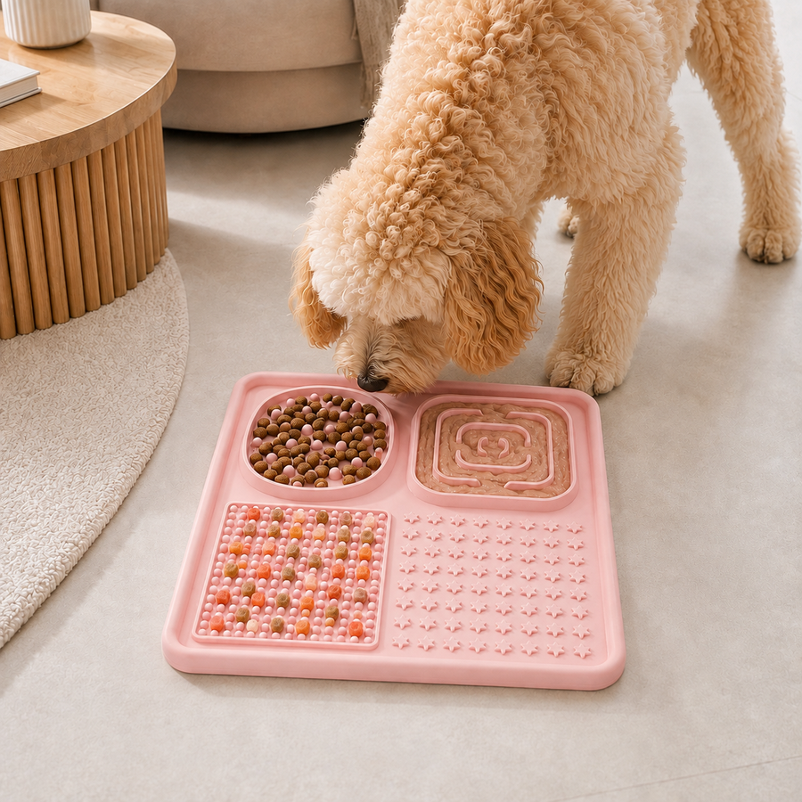 Feeding product in use