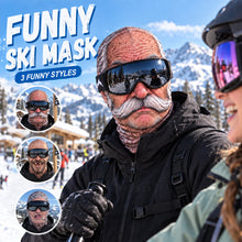 🤣 Funny Realistic Face Balaclava | Hilarious Ski & Snowboard Resort Party Mask, Winter Slopes Group Gear