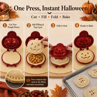 🎃 8-Piece Halloween Mini Hand Pie Mold Set - 👻 Ghost