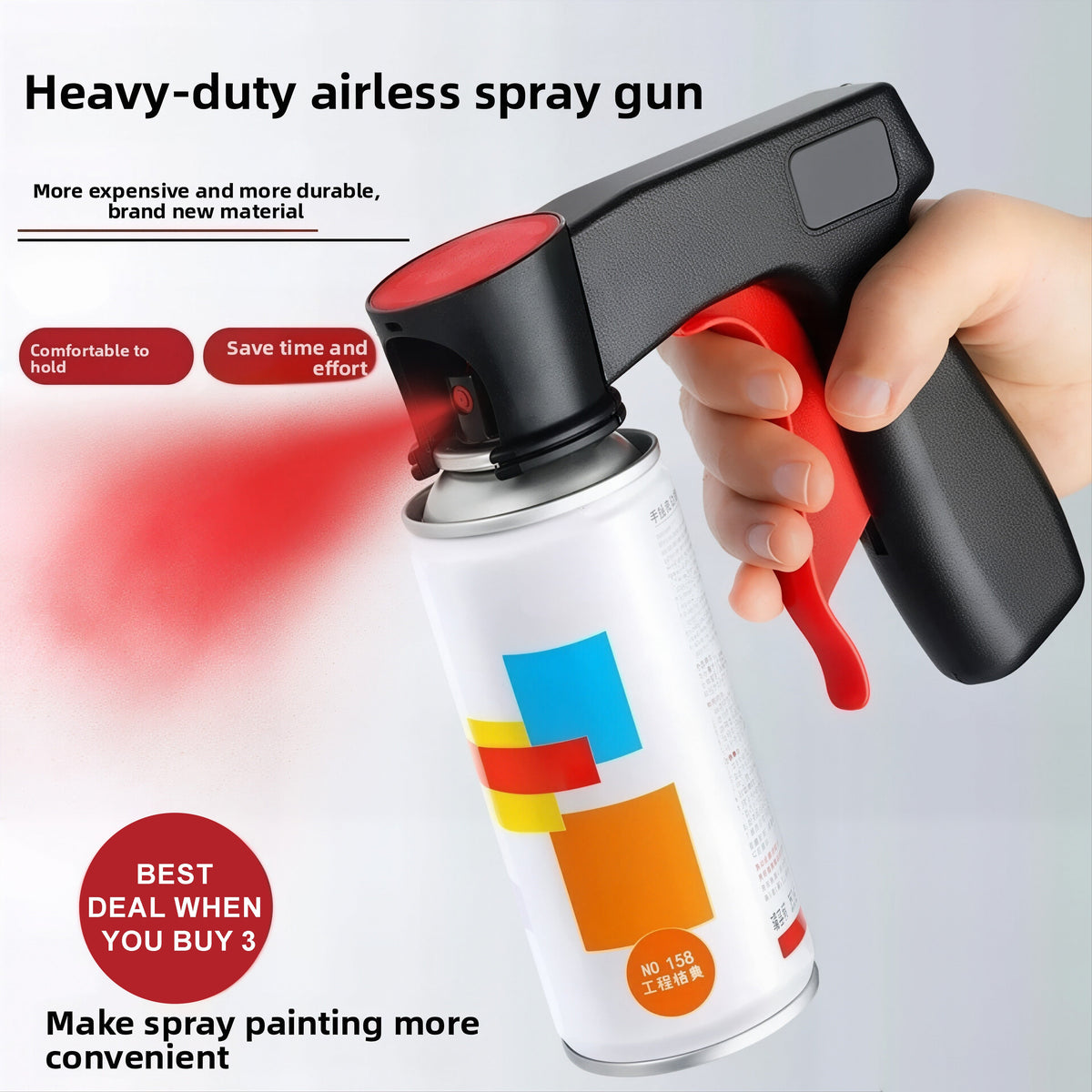 🎨 Spray Can Trigger Handle, Turn Any Can into a Pro Sprayer! 🚀