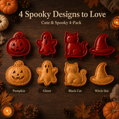 🎃  Halloween Mini Hand Pie Mold – Choose 1, 4 or 8 Designs