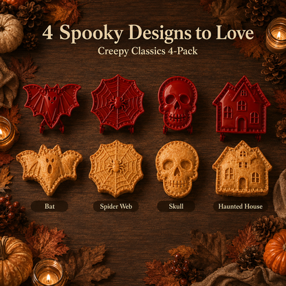 🎃  Halloween Mini Hand Pie Mold – Choose 1, 4 or 8 Designs