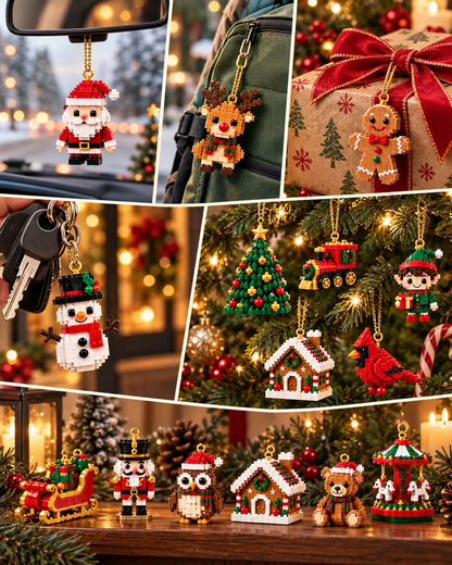 ⏳ Last Day 49% OFF – 🎄24-Day Mini Christmas Brick Ornament Advent Calendar