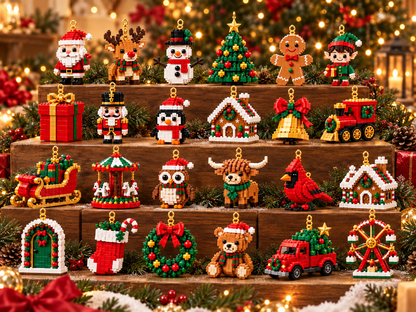 ⏳ Last Day 49% OFF – 🎄24-Day Mini Christmas Brick Ornament Advent Calendar