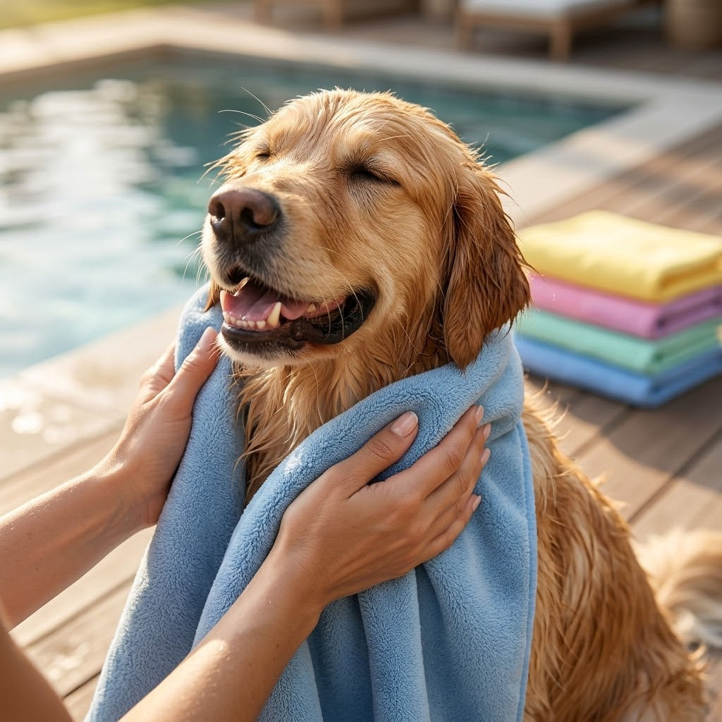 Large Pet Absorbent Drying Towel