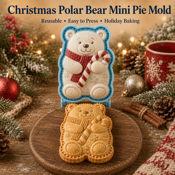 ⏳ Last Day50% OFF – 🎄 16-Design Christmas Mini Pie Mold CollectionTree & Holiday Pies 🥧✨
