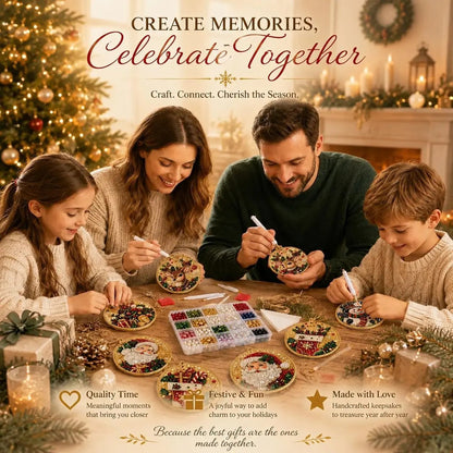 🎄 Christmas DIY Diamond Painting Ornament Kit – 6 Sparkling Tree Decorations | LIMITED-TIME 50% OFF 🎁