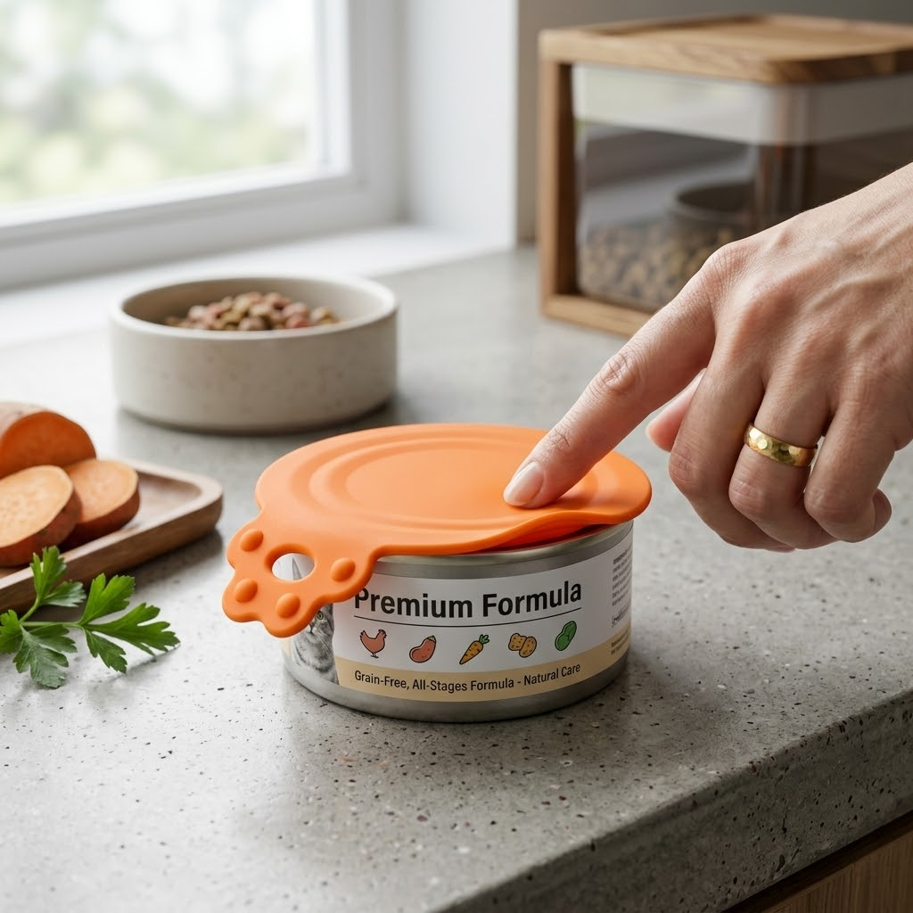 Silicone Pet Food Can Lid