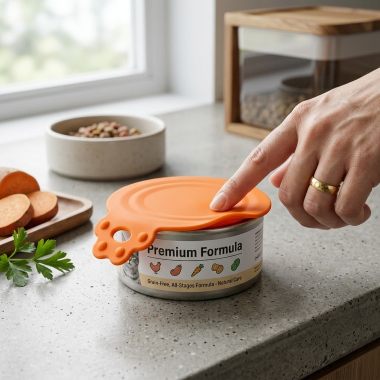 Silicone Pet Food Can Lid