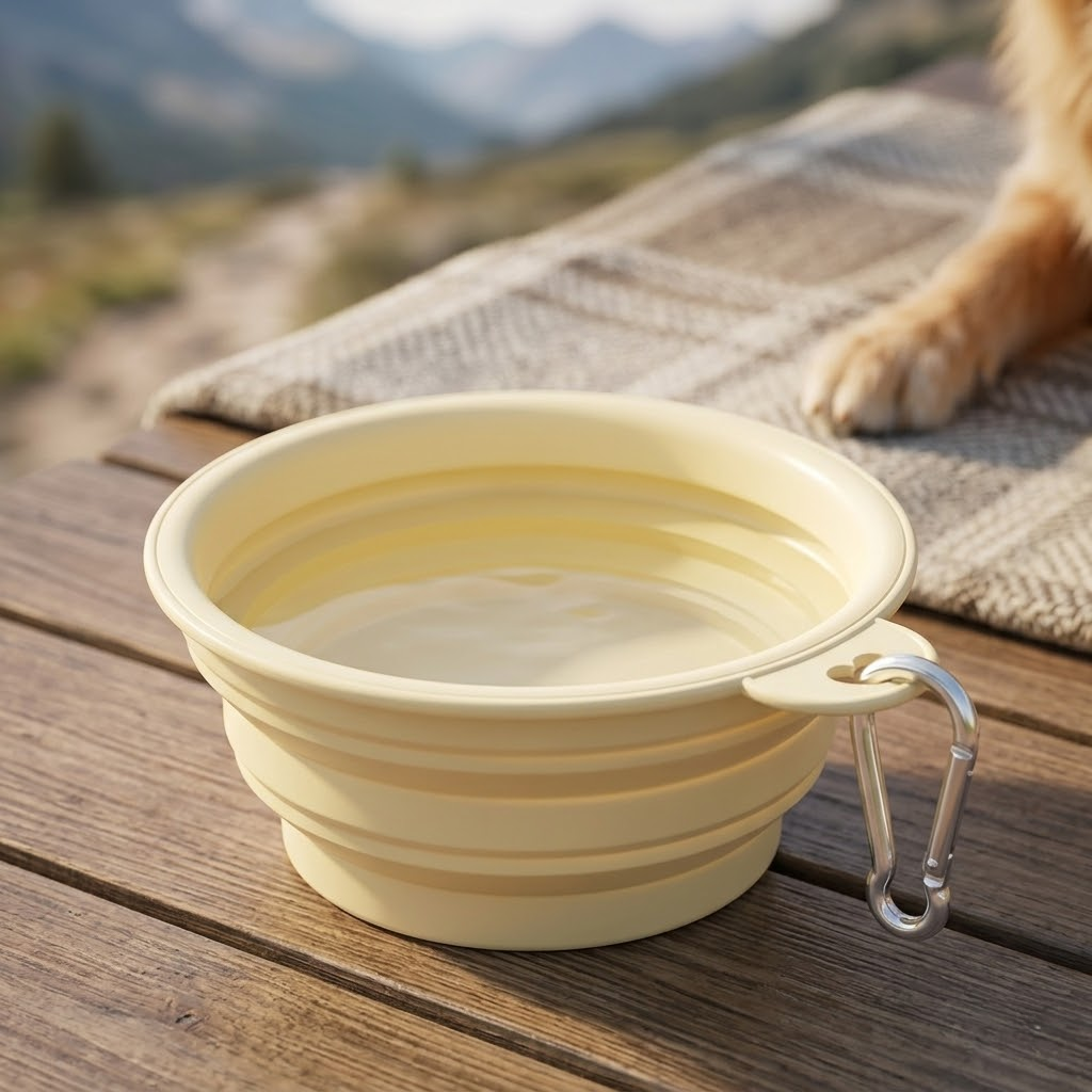 Collapsible Pet Food Bowl