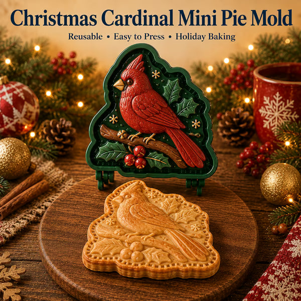 ⏳ Last Day50% OFF – 🎄 16-Design Christmas Mini Pie Mold CollectionTree & Holiday Pies 🥧✨