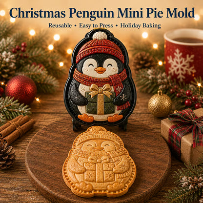 ⏳ Last Day50% OFF – 🎄 16-Design Christmas Mini Pie Mold CollectionTree & Holiday Pies 🥧✨