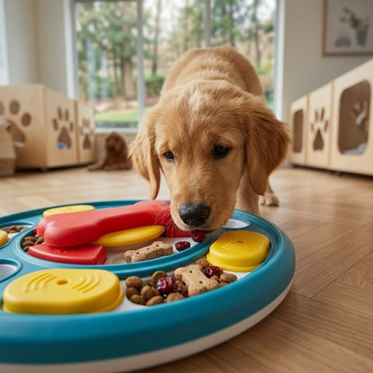 Interactive Dog Puzzle Feeder