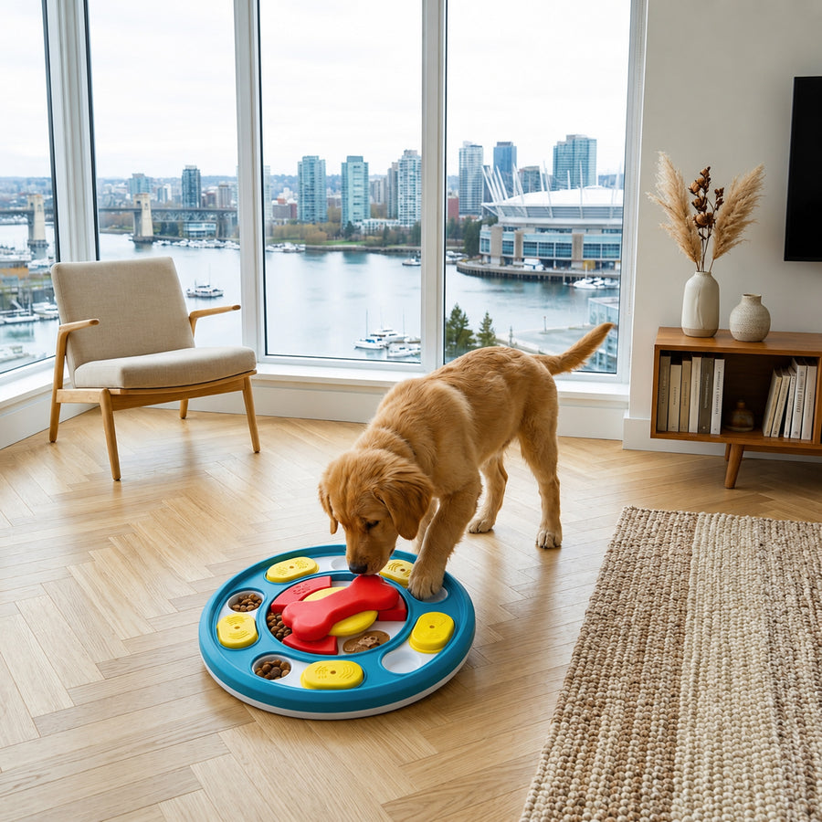 Interactive Dog Puzzle Feeder